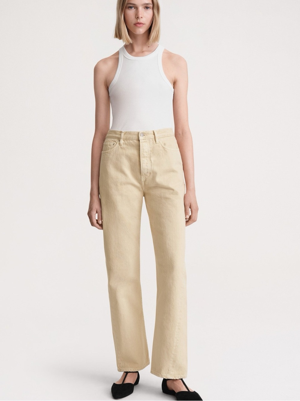 Toteme Twisted Seam High-Rise Jeans